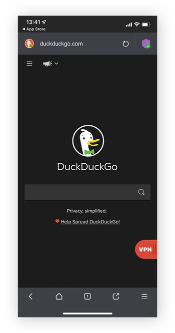 DuckDuckGo的暗网版本，帮助你导航洋葱网站和暗网连结。